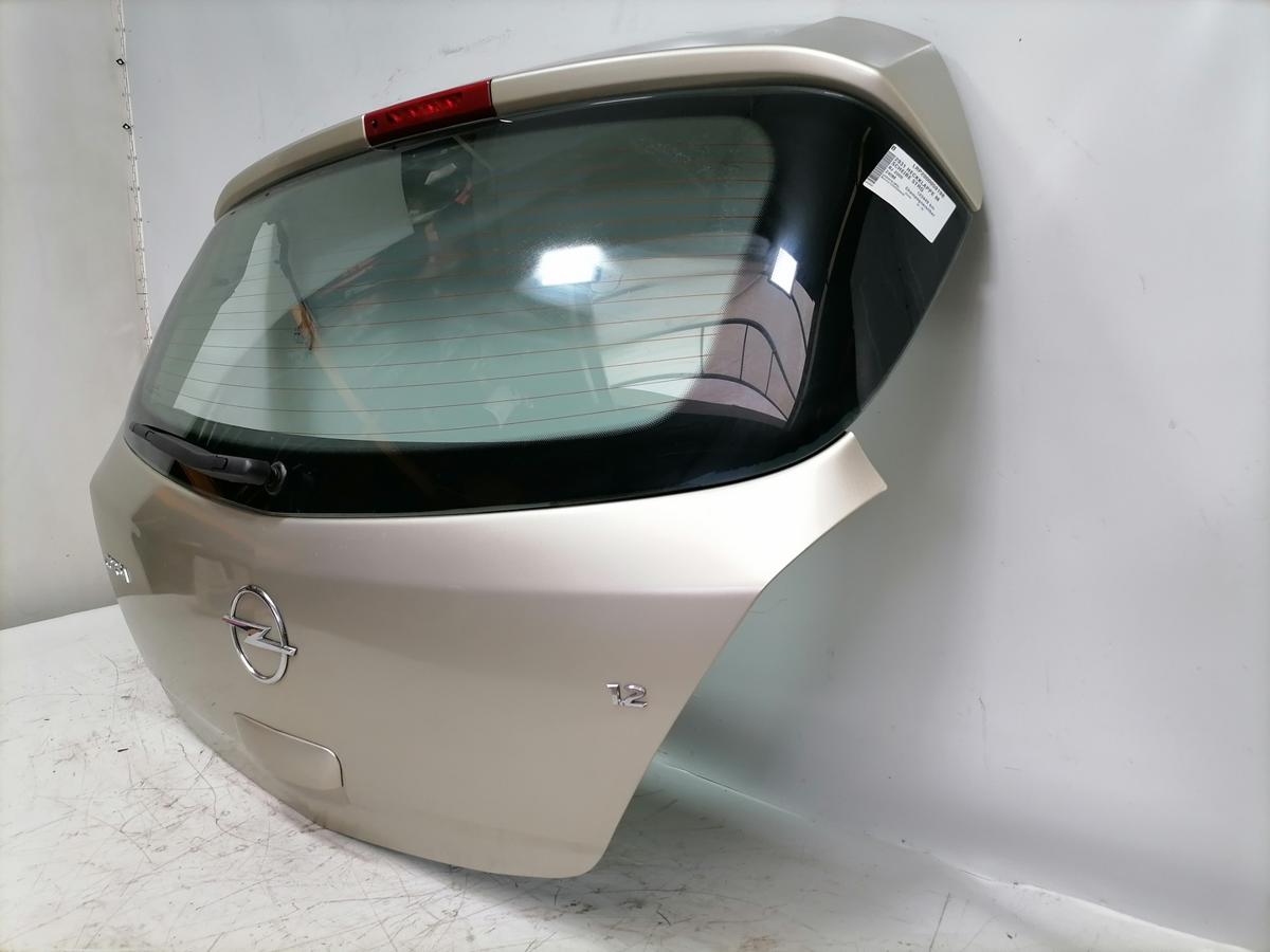 Opel Corsa D original Heckklappe mit Heckscheibe 5-T&uuml;rer Z40M Champagnersilber Bj.2006